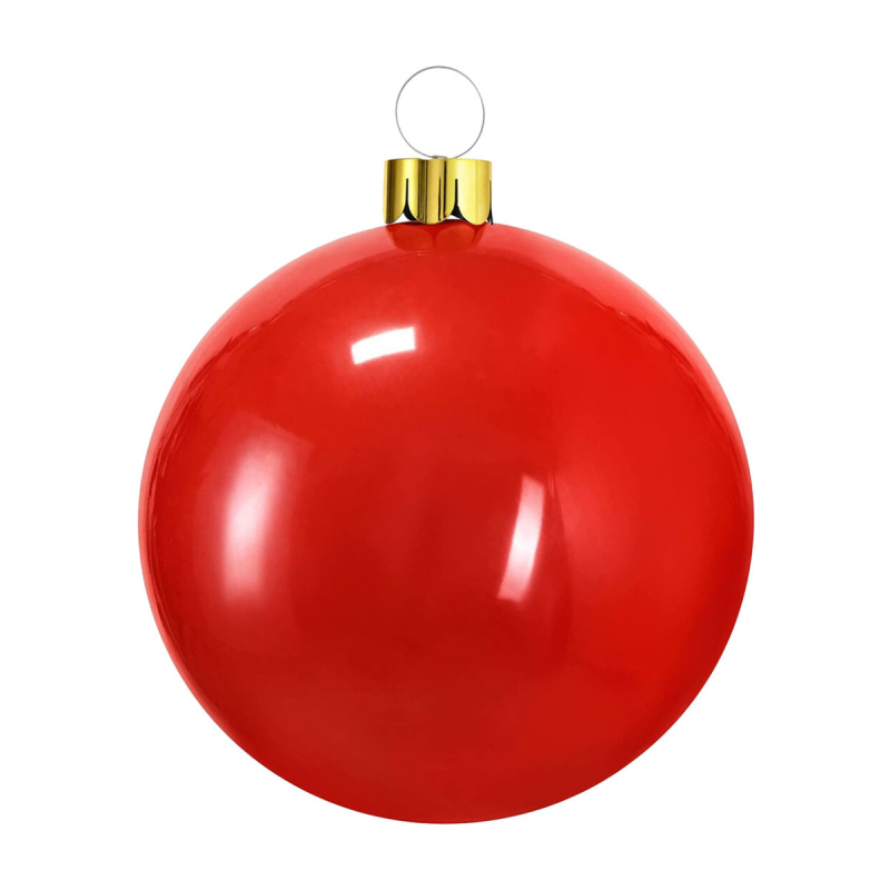 Χριστουγεννιάτικη Μπάλα Φουσκωτή (Φ45) K-M Red 491030250