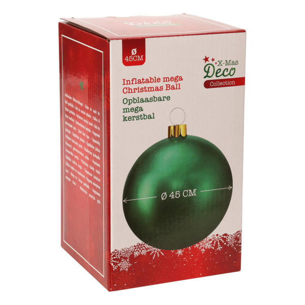 Χριστουγεννιάτικη Μπάλα Φουσκωτή (Φ45) K-M Green 491030260