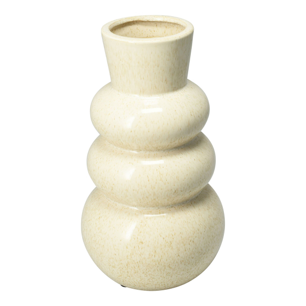Διακοσμητικό Βάζο (Φ16x29) K-M Cream APF660170