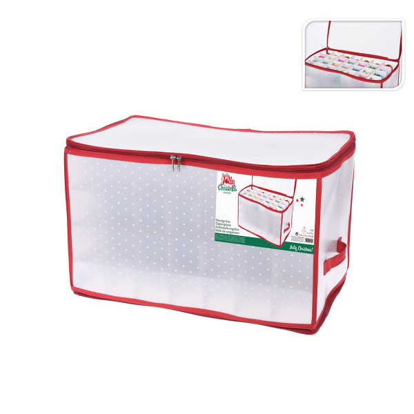 Τσάντα Αποθήκευσης Για Χριστουγεννιάτικα Στολίδια (55x34x34) K-M 170490800