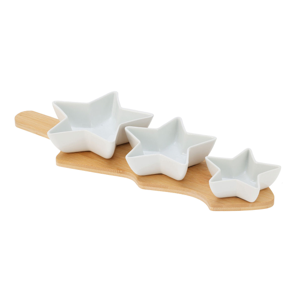 Χριστουγεννιάτικη Ορντεβιέρα Σερβιρίσματος 3 Θέσεων (42x14x5.5) K-M 210001220