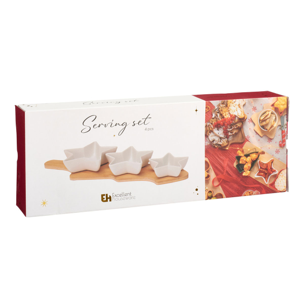 Χριστουγεννιάτικη Ορντεβιέρα Σερβιρίσματος 3 Θέσεων (42x14x5.5) K-M 210001220