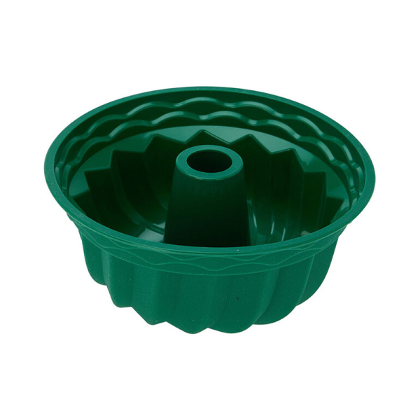 Χριστουγεννιάτικη Φόρμα Κέικ Σιλικόνης Στρογγυλή (Φ24x10.5) K-M 170492970 (Τυχαία Επιλογή Χρώματος)