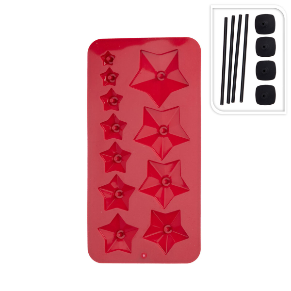 Χριστουγεννιάτικη Φόρμα Σιλικόνης Με Στάντ Για 11 Σοκολατάκια (27x14x1) K-M 170492960