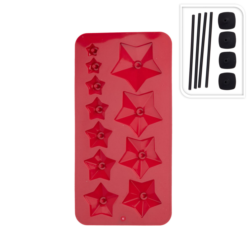 Χριστουγεννιάτικη Φόρμα Σιλικόνης Με Στάντ Για 11 Σοκολατάκια (27x14x1) K-M 170492960