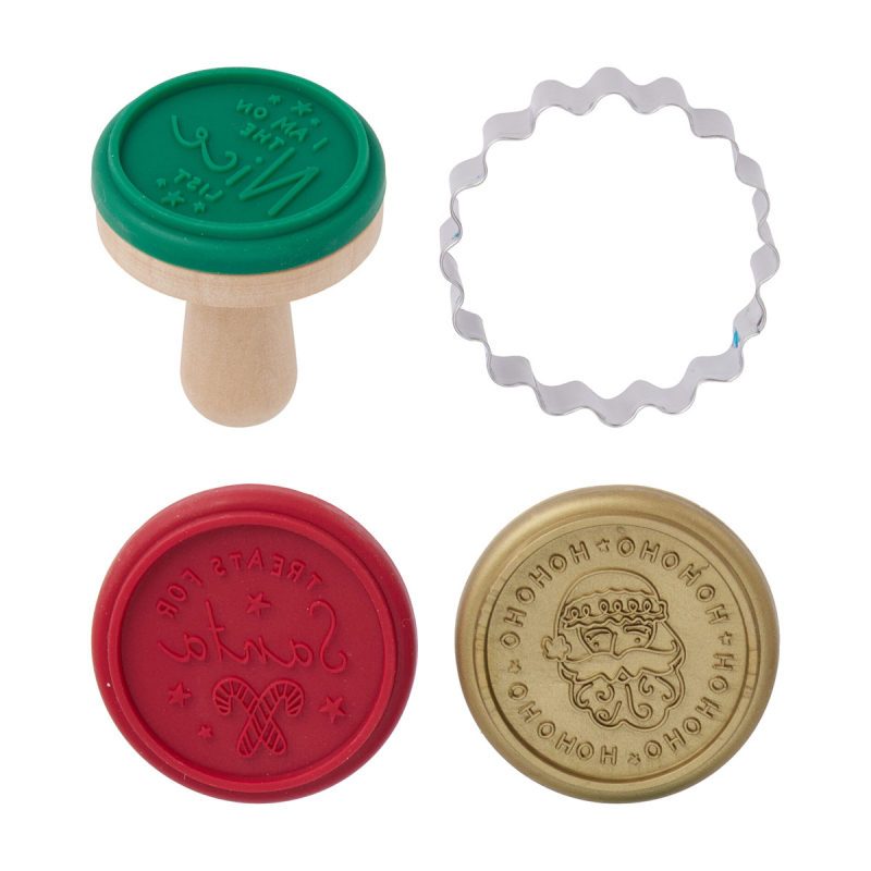 Κουπ Πατ Ανοξείδωτο + Σφραγίδα Ζαχαροπλαστικής (Σετ) K-M 170492760