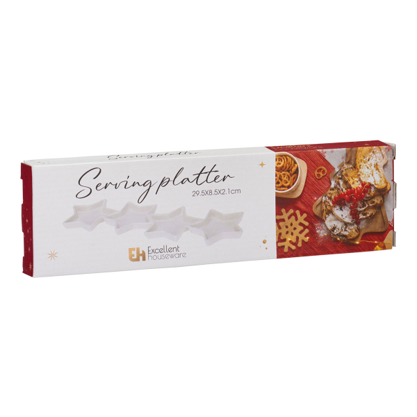 Χριστουγεννιάτικη Ορντεβιέρα Σερβιρίσματος 4 Θέσεων (29.5x8.5x2.1) K-M Star 795880750