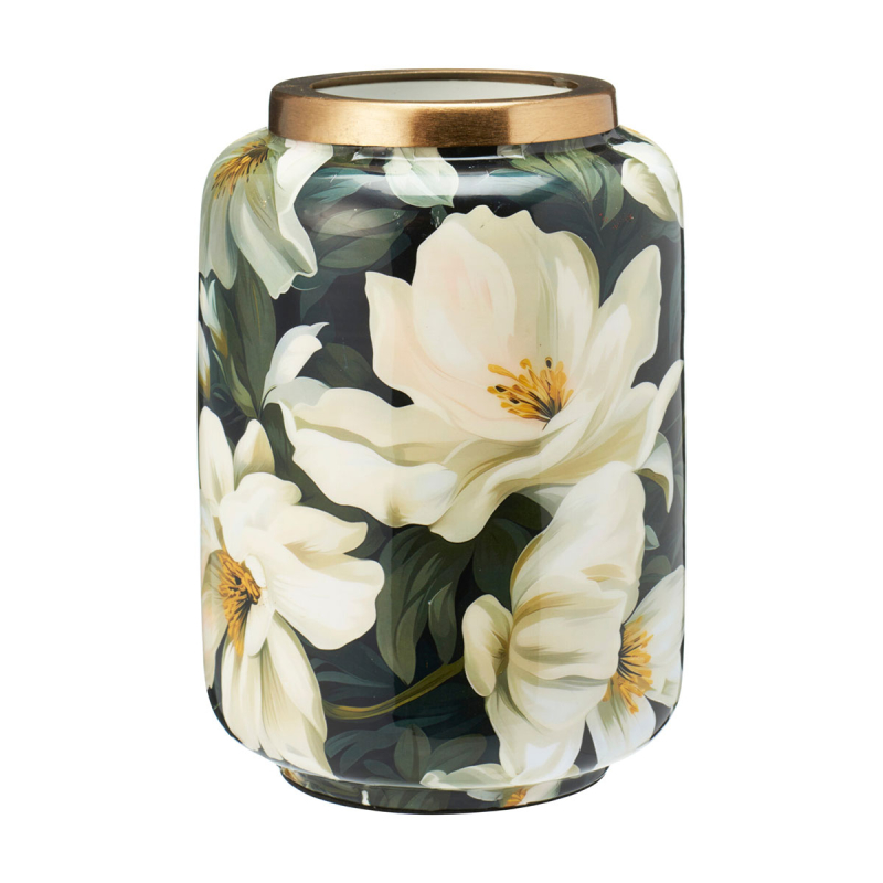 Διακοσμητικό Βάζο (Φ15x20.5) K-M Flower A67102610