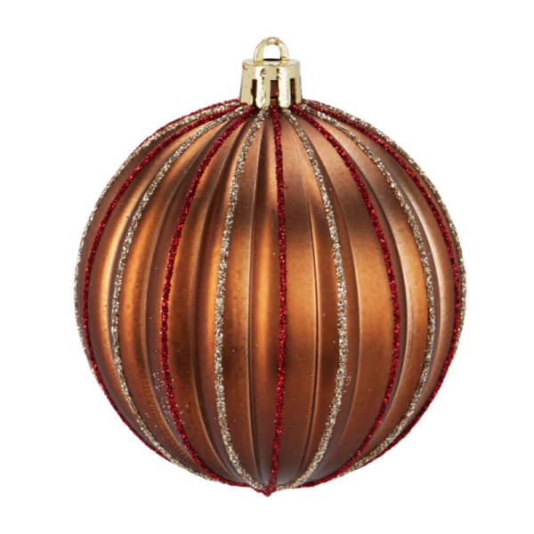 Χριστουγεννιάτικες Μπάλες (Σετ 6τμχ) K-M Brown AWR414140