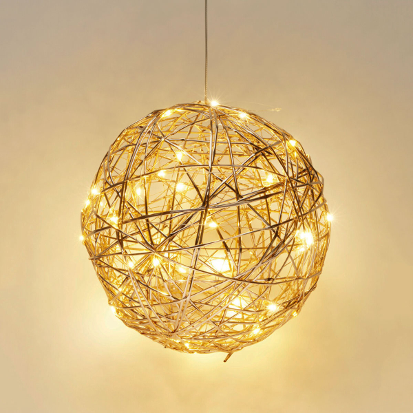 Χριστουγεννιάτικο Κρεμαστό Διακοσμητικό Με Led (Φ25) K-M AMZ200590