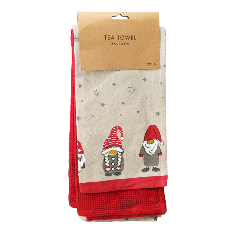 Χριστουγεννιάτικα Ποτηρόπανα (Σετ 2τμχ) K-M A35842640