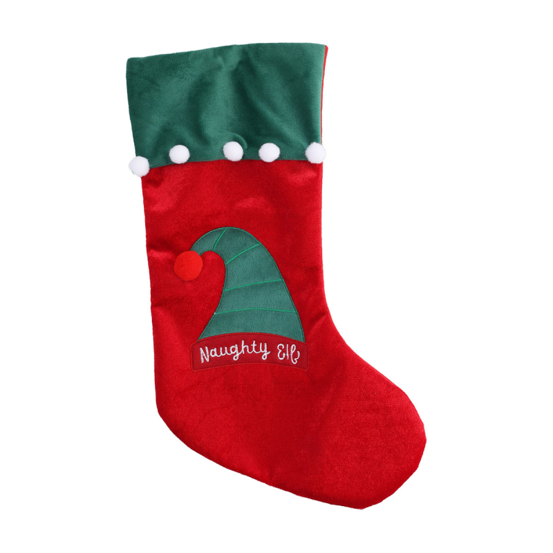 Χριστουγεννιάτικη Κάλτσα (22x53) K-M Naughty Elf AAO200020
