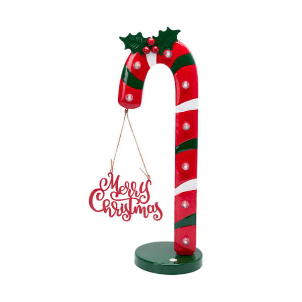 Χριστουγεννιάτικο Διακοσμητικό Με Led (25x14x47) K-M Candy Cane  ALX913700