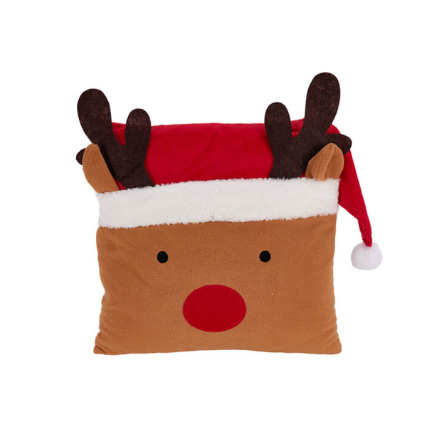 Χριστουγεννιάτικο Μαξιλάρι Fleece (40x40) K-M Reindeer ANT001930
