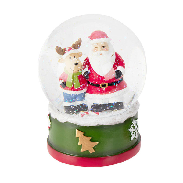 Χριστουγεννιάτικη Χιονόμπαλα (Φ10.5x13.8) K-M Santa AAA759240