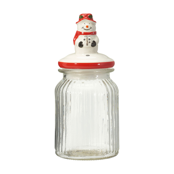 Χριστουγεννιάτικο Βάζο Κουζίνας K-M Snowman CD4000390