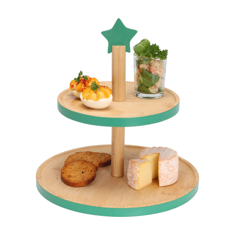 Χριστουγεννιάτικη Ορντεβιέρα Διώροφη (Φ25x26) K-M Green 278001210