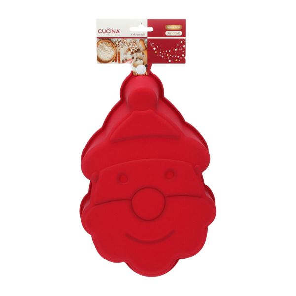 Χριστουγεννιάτικη Φόρμα Κέικ Σιλικόνης (29.5x22.5x4.5) K-M Santa 170492890