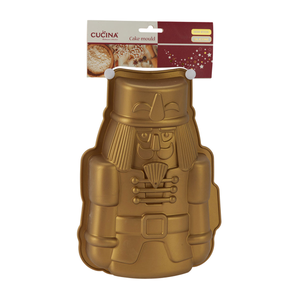 Χριστουγεννιάτικη Φόρμα Κέικ Σιλικόνης (24x21x45) K-M Nutcracker 170492920