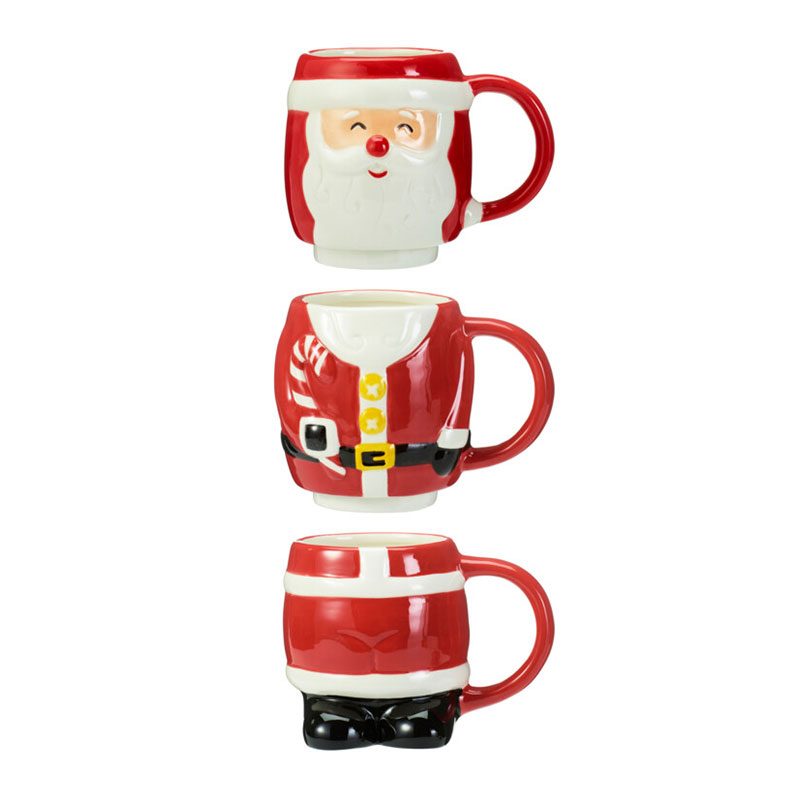 Χριστουγεννιάτικες Κούπες (Σετ 3τμχ) K-M Santa 170493210