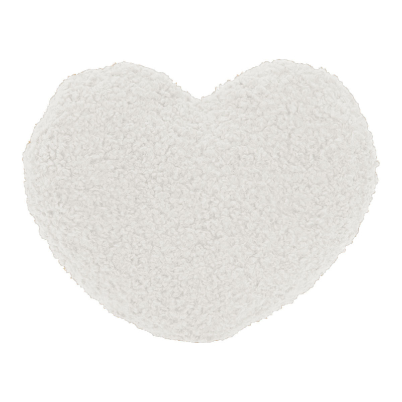 Διακοσμητικό Μαξιλάρι (Φ20x15) K-M Heart Off White AAE824200