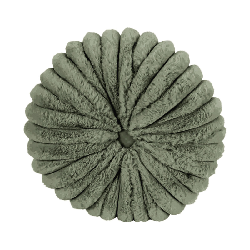 Διακοσμητικό Μαξιλάρι Γούνινο (Φ35x10) K-M Green AAE823000