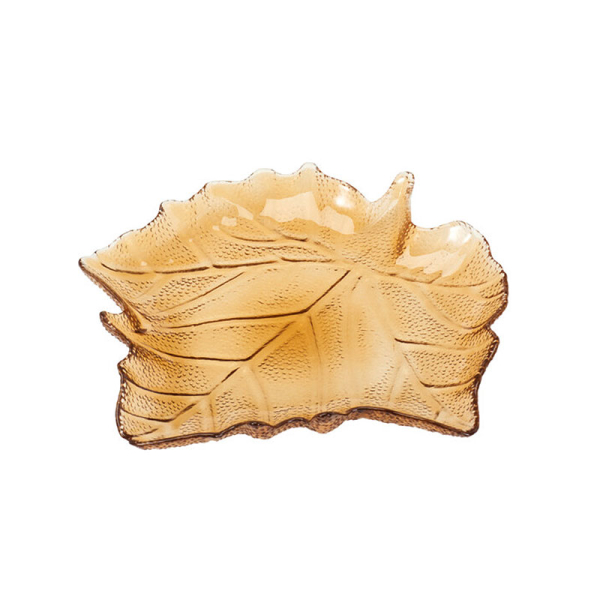 Διακοσμητικό Μπωλ (26.3x25.5x4) K-M Leaf Brown AC5000430