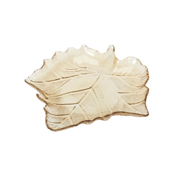 Διακοσμητικό Μπωλ (26.3x25.5x4) K-M Leaf Light Brown AC5000430