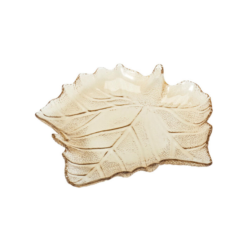 Διακοσμητικό Μπωλ (26.3x25.5x4) K-M Leaf Light Brown AC5000430