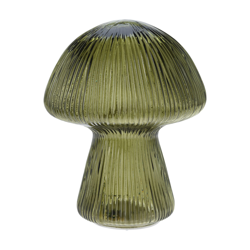 Διακοσμητικό Φωτιστικό LED Με Μπαταρία (Φ16.5x20.5) K-M Mushroom Green ADG000020