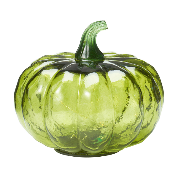 Διακοσμητικό Φωτιστικό LED Με Μπαταρία (Φ15x13) K-M Pumpkin Green ADG000250