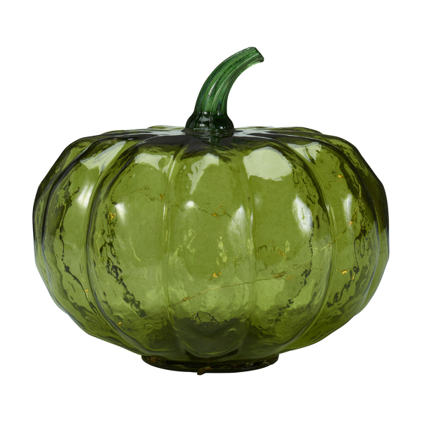 Διακοσμητικό Φωτιστικό LED Με Μπαταρία (Φ20x17) K-M Pumpkin Green ADG000260