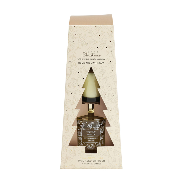 Χριστουγεννιάτικο Σετ Αρωματικών Χώρου 2τμχ K-M Gold ACC363640