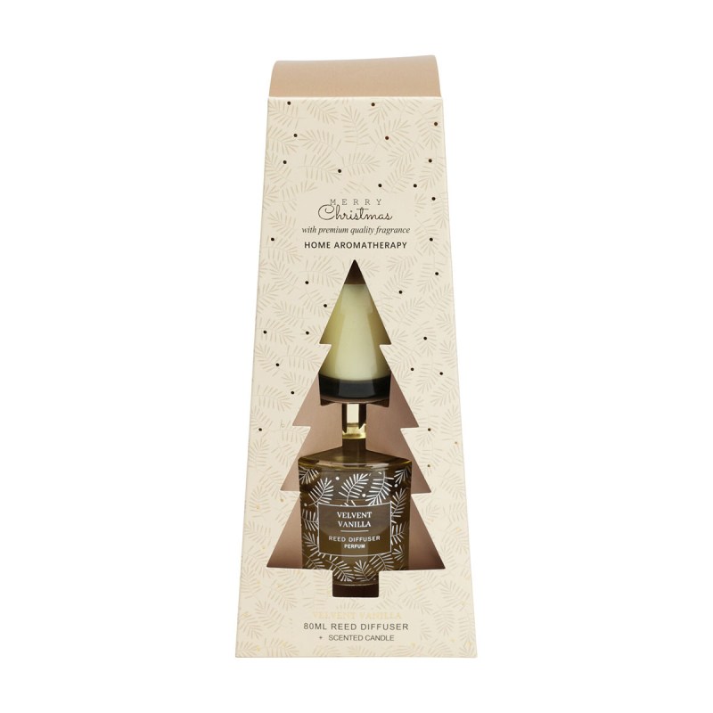 Χριστουγεννιάτικο Σετ Αρωματικών Χώρου 2τμχ K-M Gold ACC363640