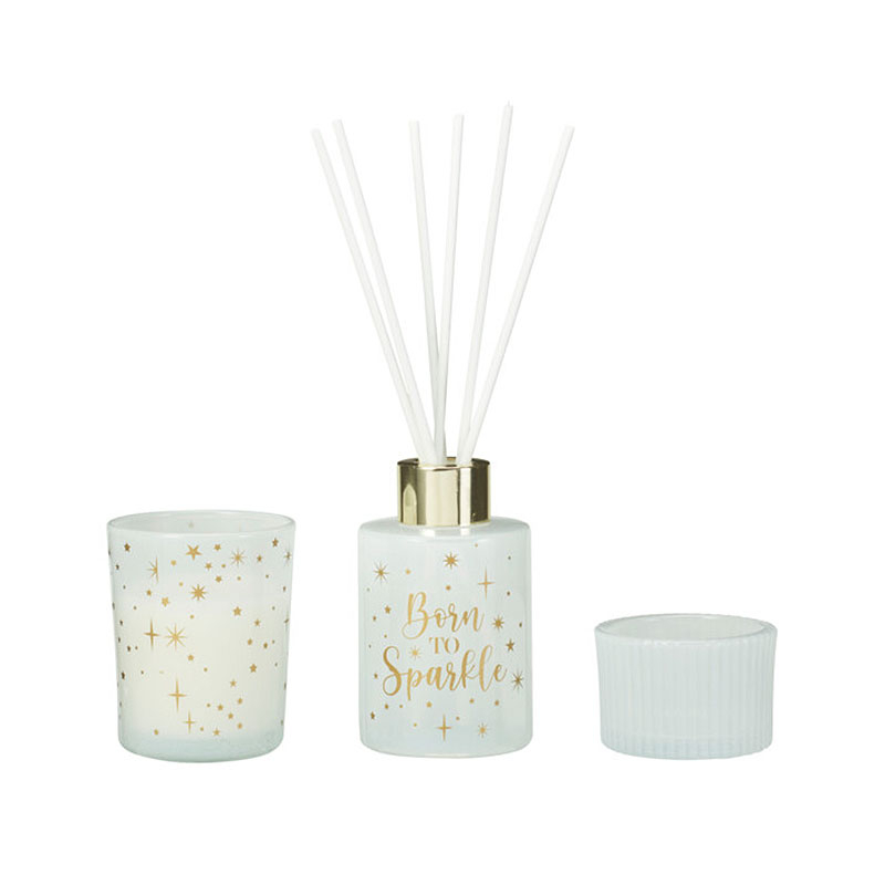 Χριστουγεννιάτικο Σετ Αρωματικών Χώρου 3τμχ K-M Born To Sparkle ACC702320
