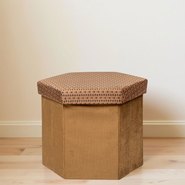 Σκαμπό Με Αποθηκευτικό Χώρο (40x38x46) A-S Jiling Camel 197334B