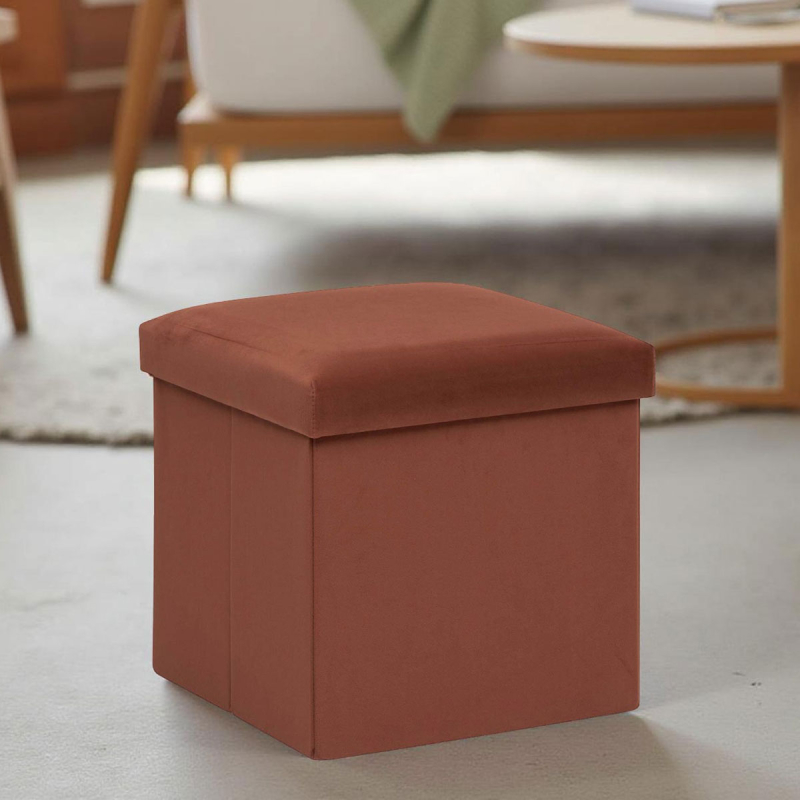 Σκαμπό Με Αποθηκευτικό Χώρο (38x38x38) A-S Tess Ambre 156910I