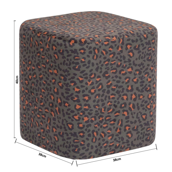 Σκαμπό (38x38x40) A-S Tropical Boudoir 202226A