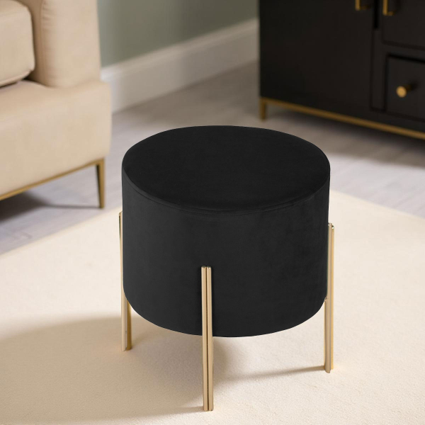 Σκαμπό (Φ33.5x40) A-S Living Black 157171A