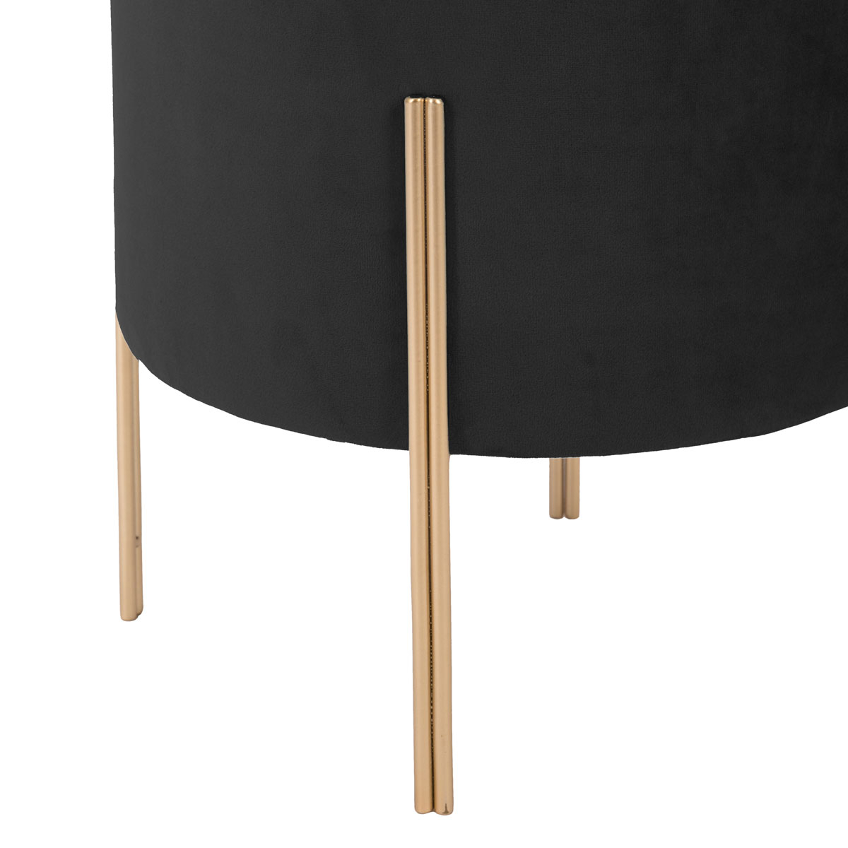 Σκαμπό (Φ33 5X40) A-S Living Black 157171A Home Έπιπλα Spitishop
