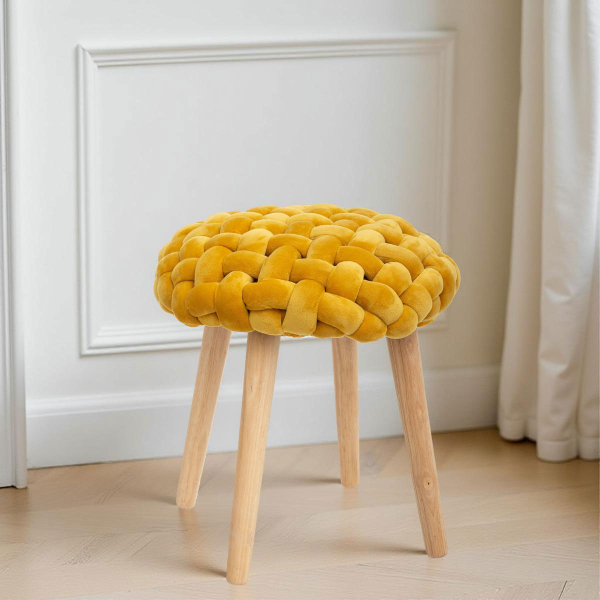 Σκαμπό (Φ39x42.5) A-S Cosy Moutarde 157198C