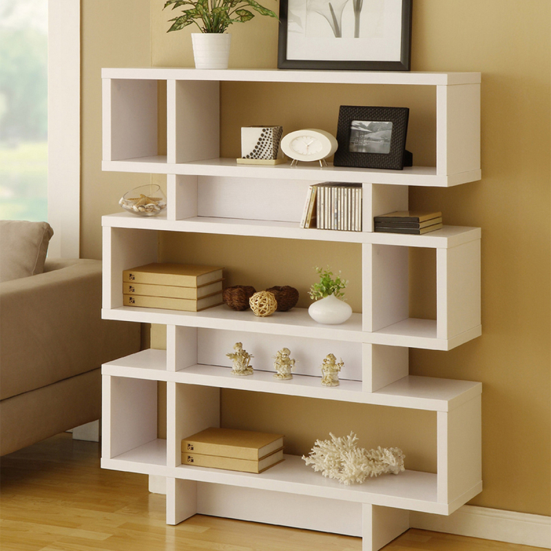 Βιβλιοθήκη Δαπέδου 12 Θέσεων (90x19.6x131) A-G Elze 788DEC3611 White