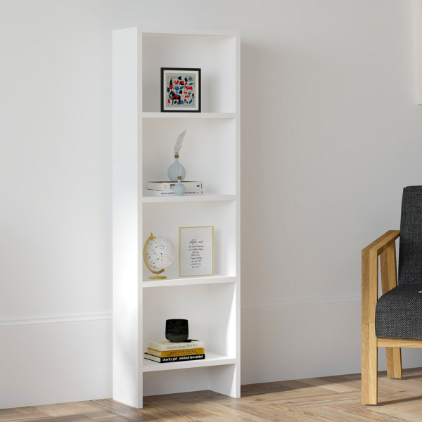 Βιβλιοθήκη Δαπέδου 5 Θέσεων (40x19.6x150) A-G Barkin 835PUQ3620 White