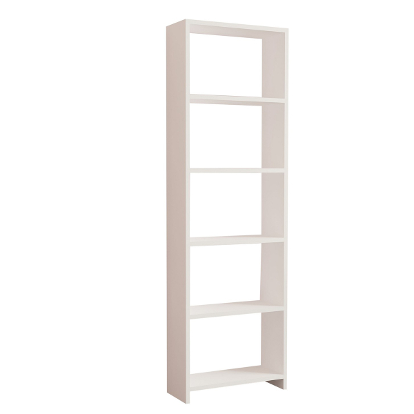 Βιβλιοθήκη Δαπέδου 5 Θέσεων (50x19.6x150) A-G New 835PUQ3627 White