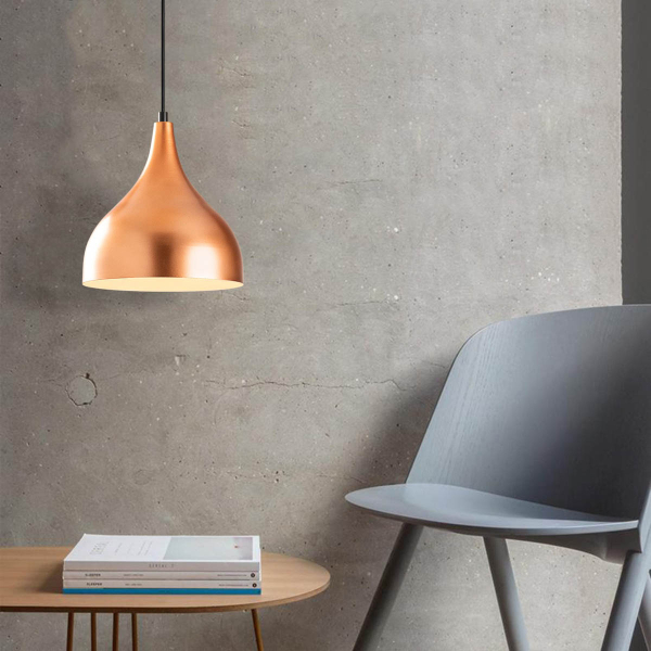 Φωτιστικό Οροφής Μονόφωτο A-G Saglam 892OPV1524 Copper