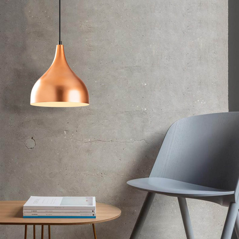 Φωτιστικό Οροφής Μονόφωτο A-G Saglam 892OPV1524 Copper