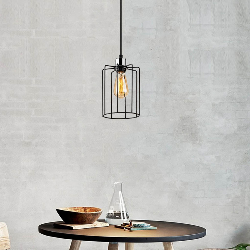 Φωτιστικό Οροφής Μονόφωτο A-G Tel 892OPV1697 Black