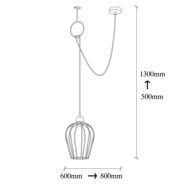 Φωτιστικό Οροφής Μονόφωτο A-G Tel 892OPV1713 Black