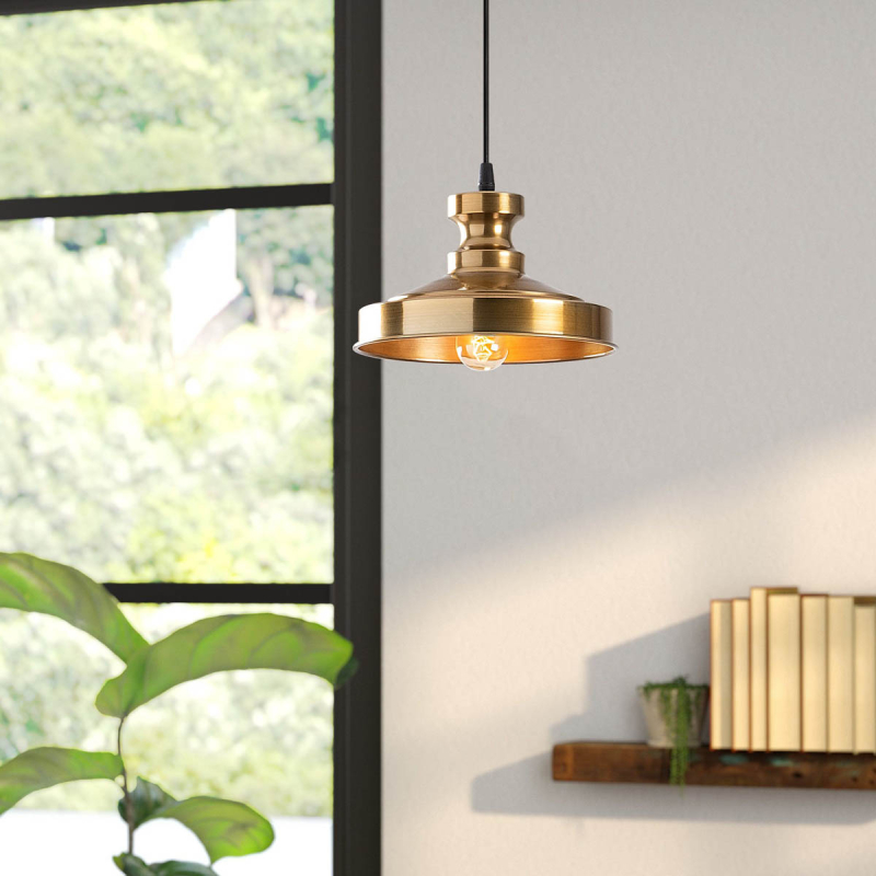 Φωτιστικό Οροφής Μονόφωτο A-G Berceste 521SHN3133 Gold