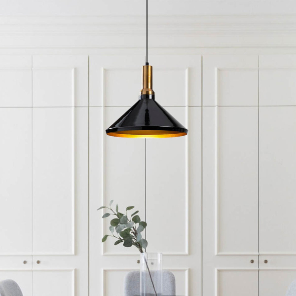 Φωτιστικό Οροφής Μονόφωτο A-G Berceste 521SHN3163 Black